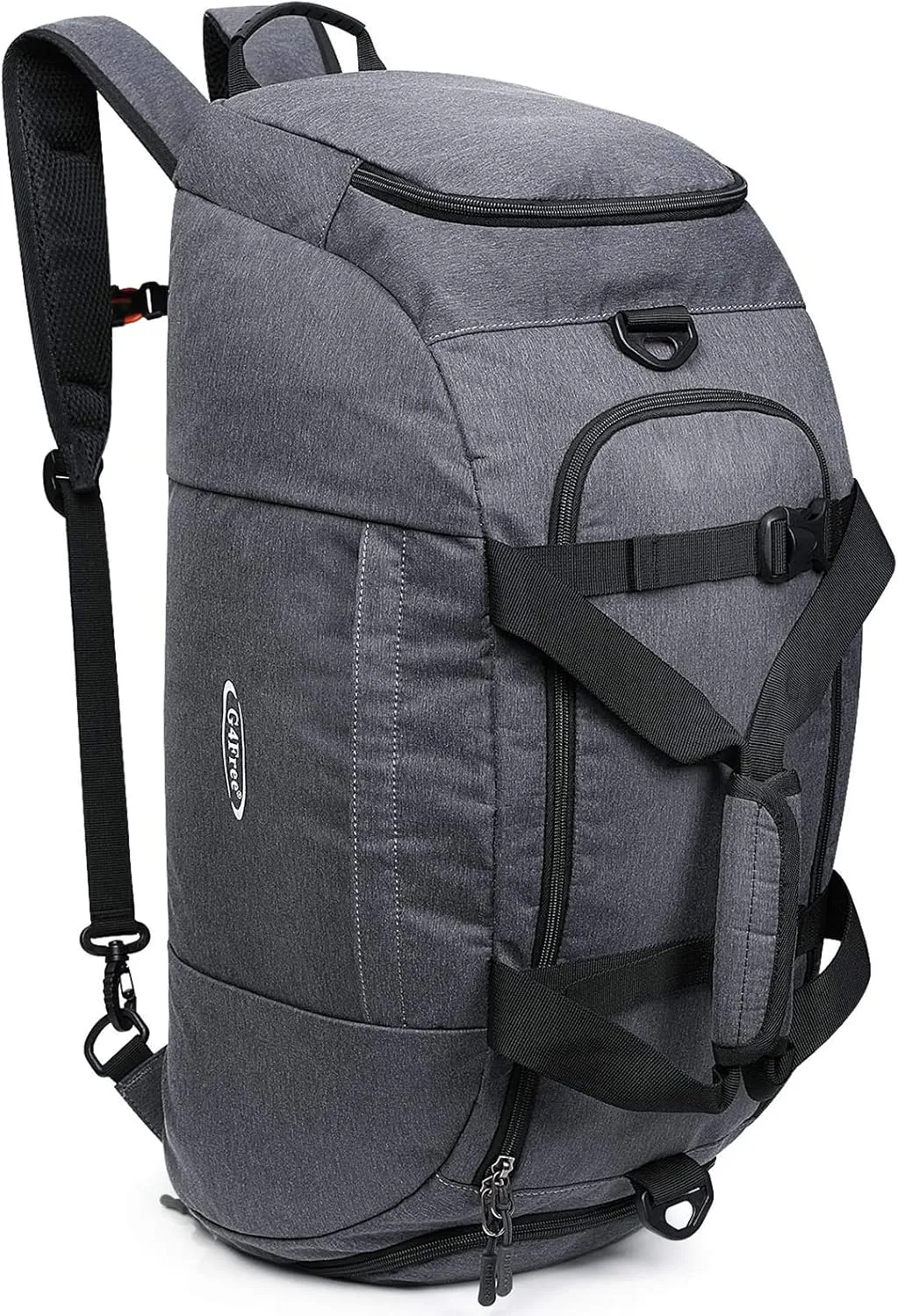 G4Free 40L 3-Way Duffle Bag Backpack Gym Bag for Men Women Sports Duffel Bag with Shoe Compartment Travel Backpack Luggage
