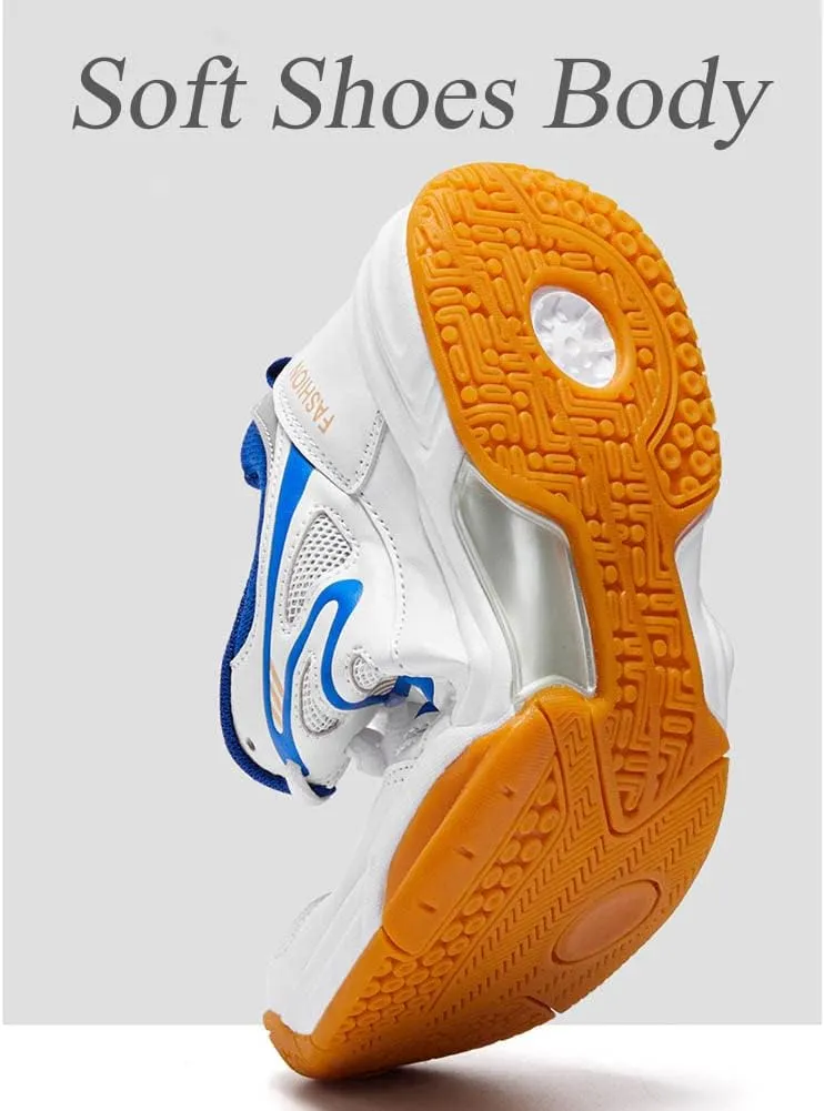 GEXECEUSS Men's Comfortable Badminton Shoes for Sport: Womens Breathable Tennis Shoes for Training - Adults Pickleball Sneakers