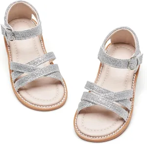 GINFIVE Toddler Girls Sandals Girls Toddler Sandals Little Girls Kids Shoes
