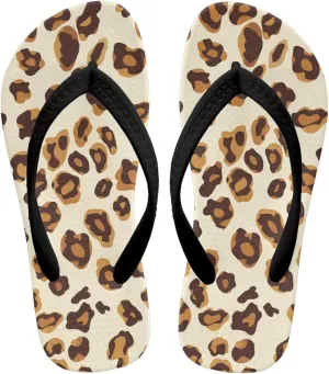 Girls Flip Flop Unisex Kids Summer Beach Sandals with Tiger Stripe Print Thong Sandals Water Shoes Indoor Outdoor