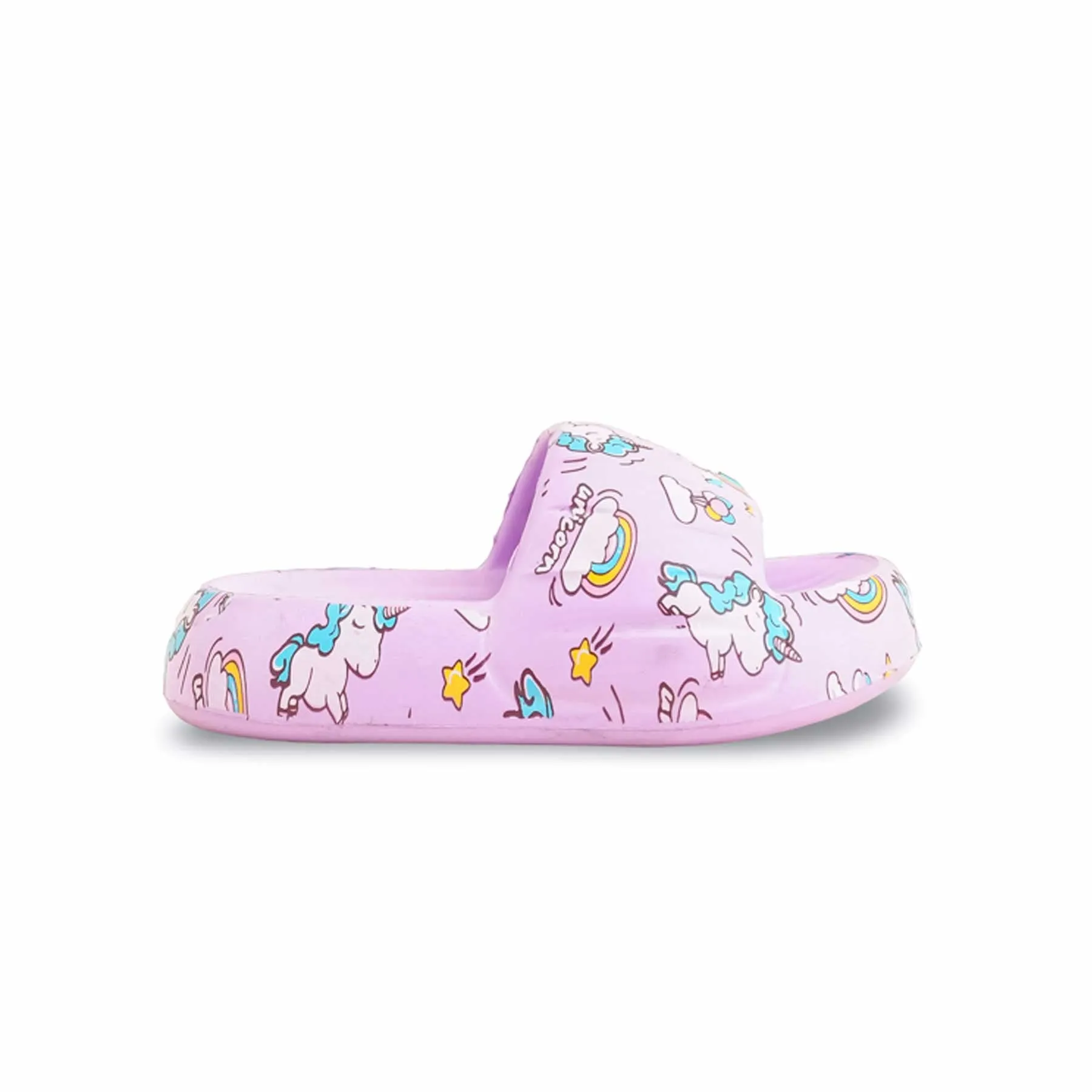 Girls Purple Casual Flip Flop KD5690