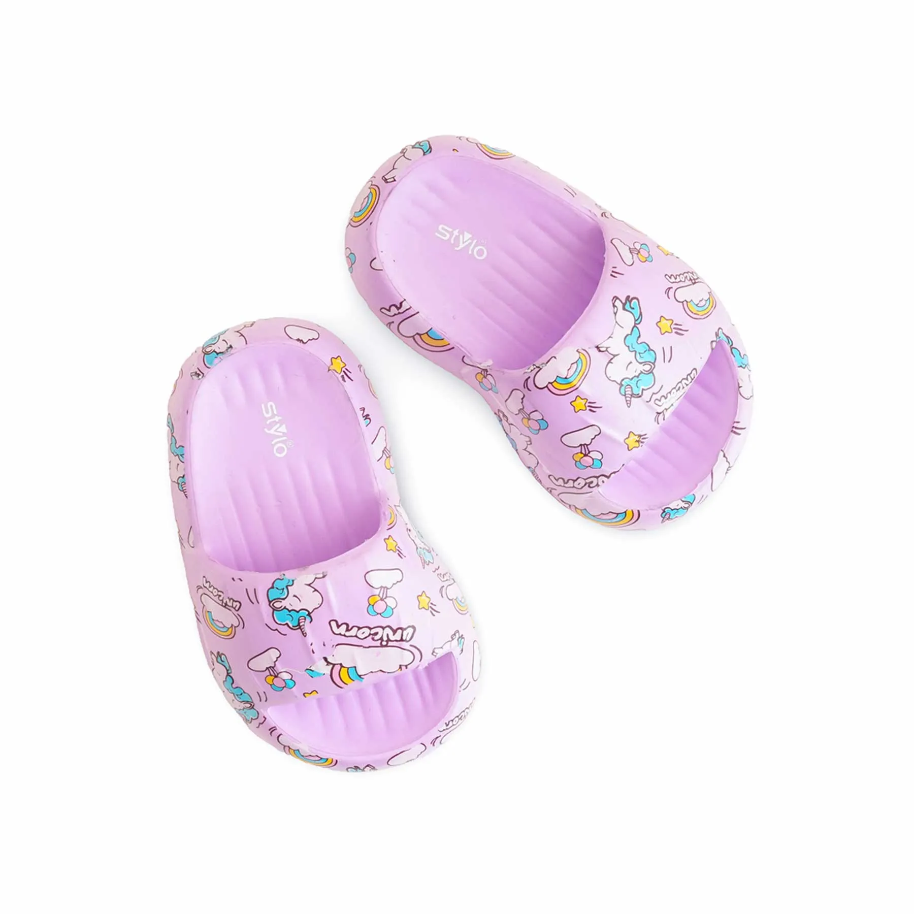 Girls Purple Casual Flip Flop KD5690