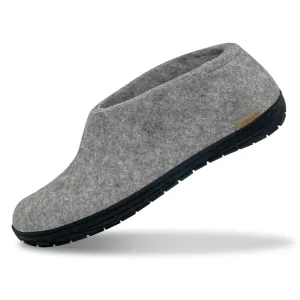 Glerups The Shoe Grey - Black Rubber Sole