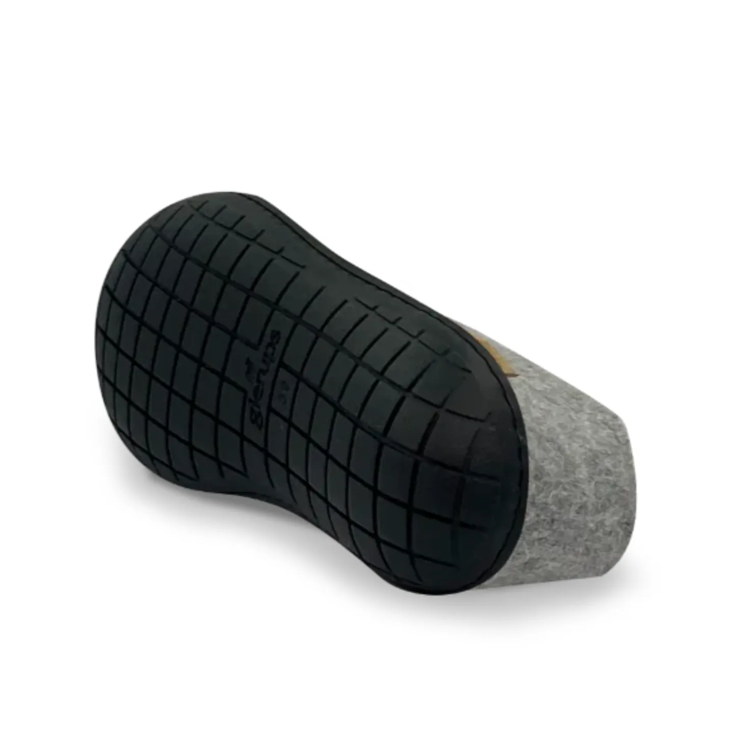 Glerups The Shoe Grey - Black Rubber Sole