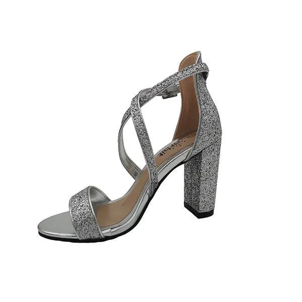 Glitter Look High Heel Evening Sandal - 1034