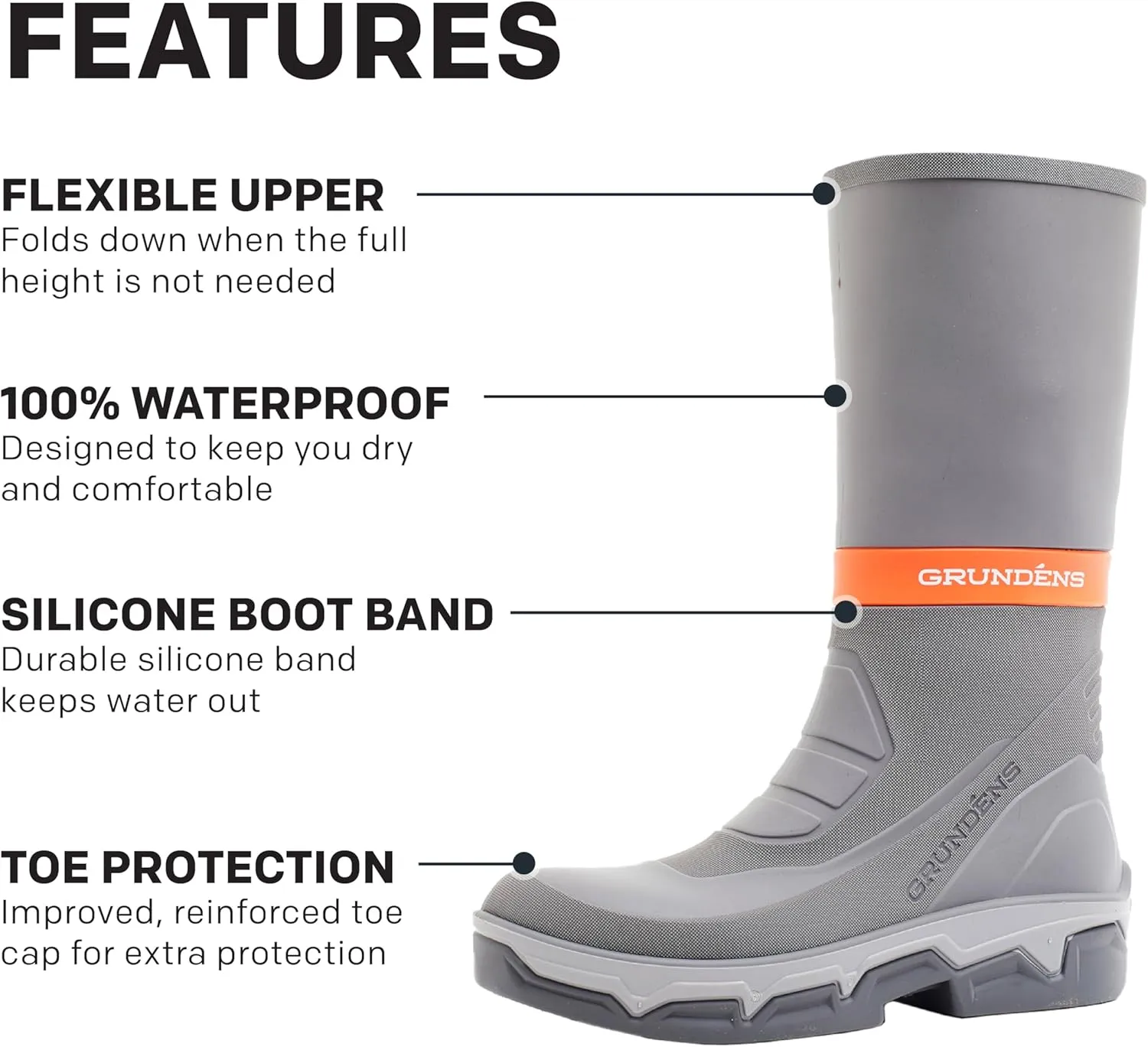 Grundens DECK-BOSS Boot | Durable, Waterproof