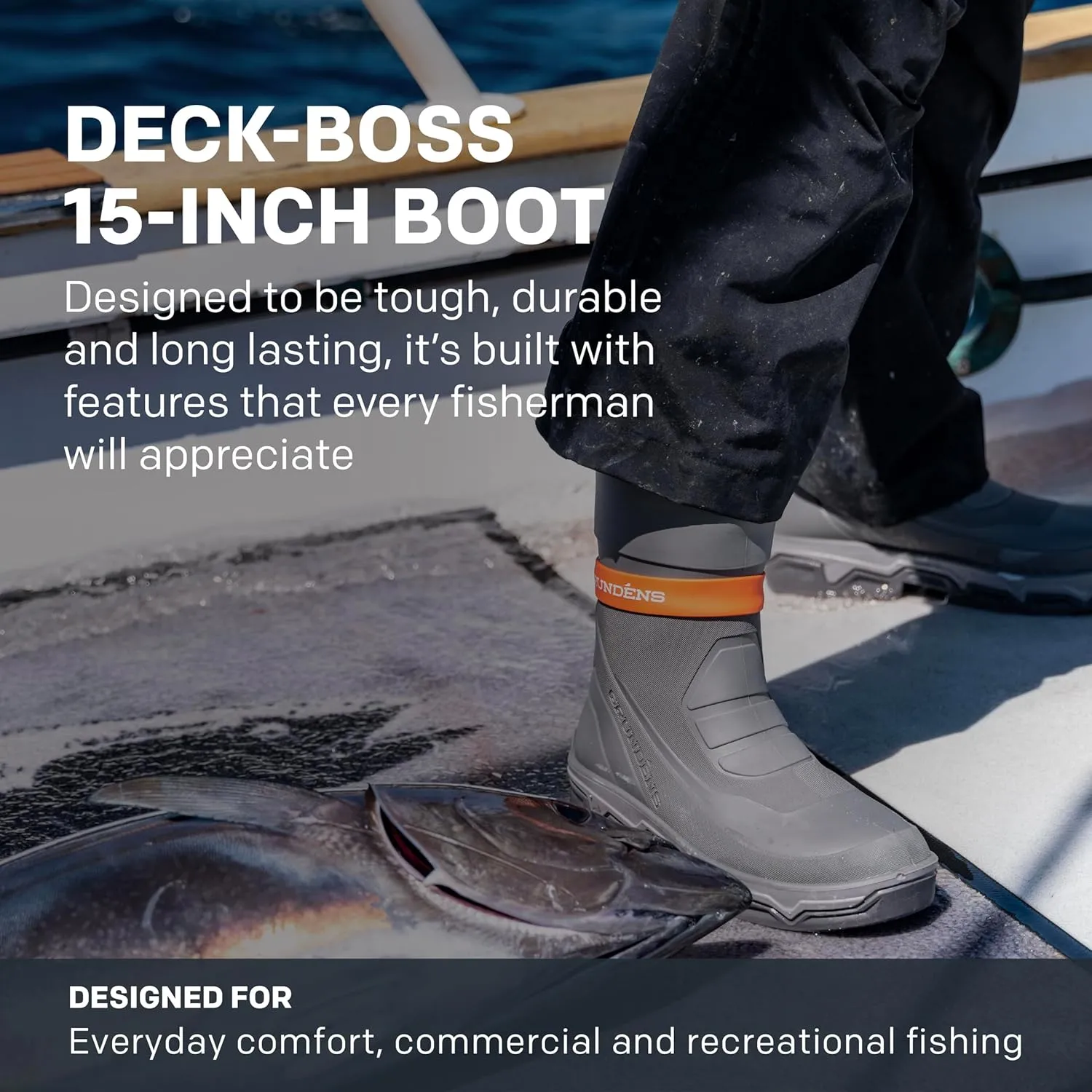 Grundens DECK-BOSS Boot | Durable, Waterproof