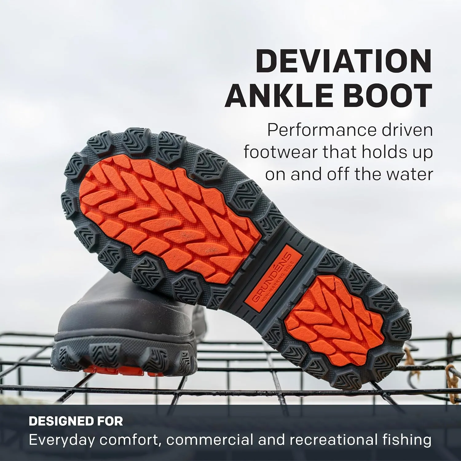 Grundens Men’s Deviation 6” Ankle Boot | Durable, Waterproof