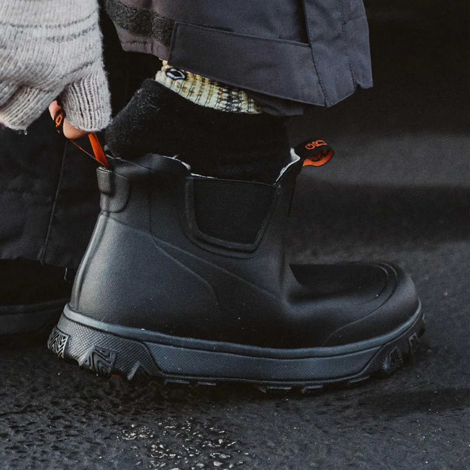 Grundéns Men’s Deviation Sherpa Ankle Boot | Durable, Waterproof, Fleece Lined
