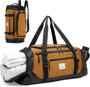 Gym Bag, Gym Bags for Men, Duffle Bag, Gym Bag Men, Duffel Bag, 40L Travel Bag With Shoe Locker, Travel Duffel Bags