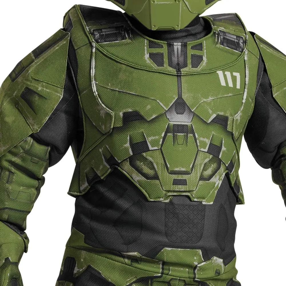 Halo Master Chief Suit, Official Halo Kids Master Chief Helmet and Armor Jumpsuit