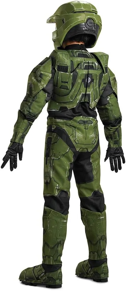 Halo Master Chief Suit, Official Halo Kids Master Chief Helmet and Armor Jumpsuit