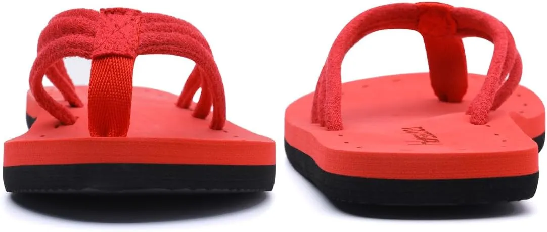 Harssidanzar Women's Flip Flops Lightweight Comfortable Summer Beach Thong Sandals with Arch Support KL221US