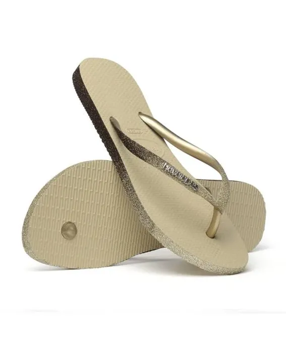 Havaianas Slim Sparkle Beige Areia