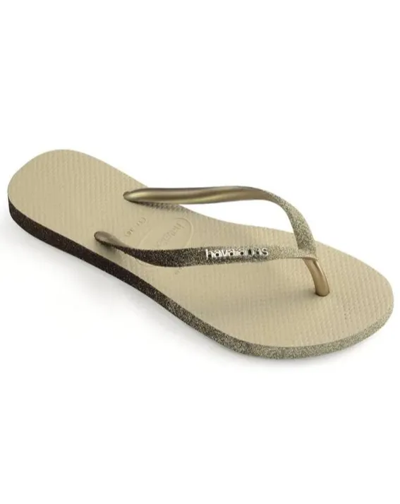 Havaianas Slim Sparkle Beige Areia