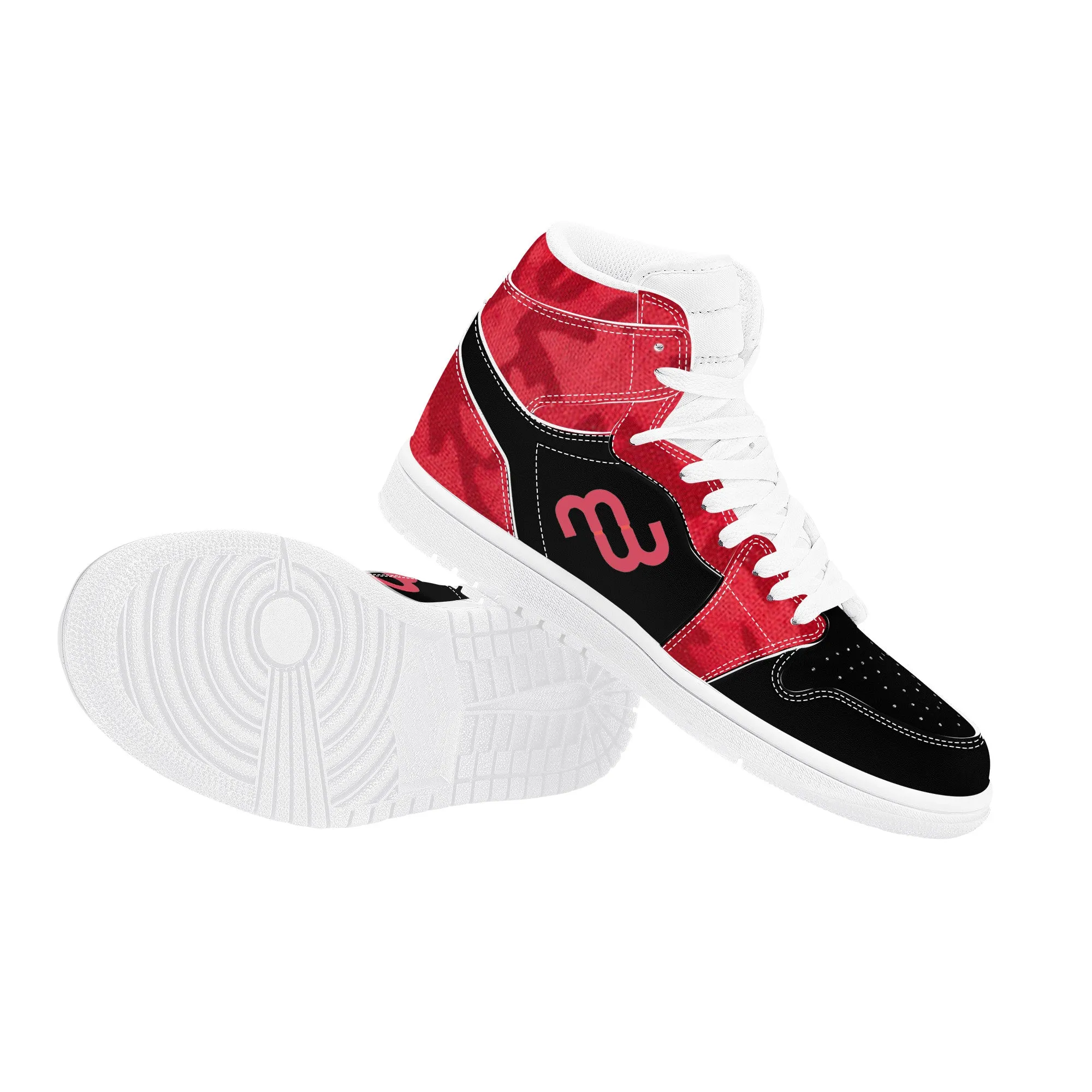 High Synthetic Leather Top Red D17 Fast dispatch Money Sneaker Black Bushae and Shipping updates