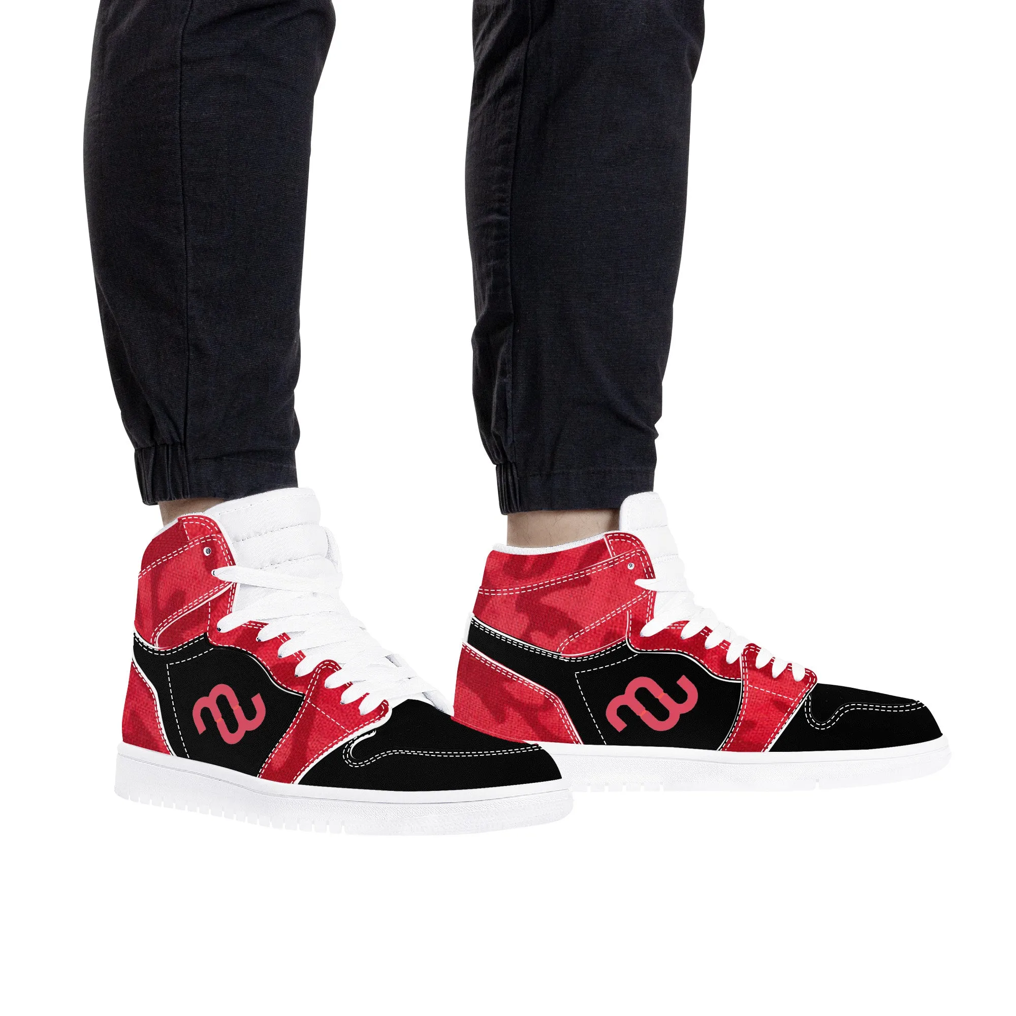 High Synthetic Leather Top Red D17 Fast dispatch Money Sneaker Black Bushae and Shipping updates