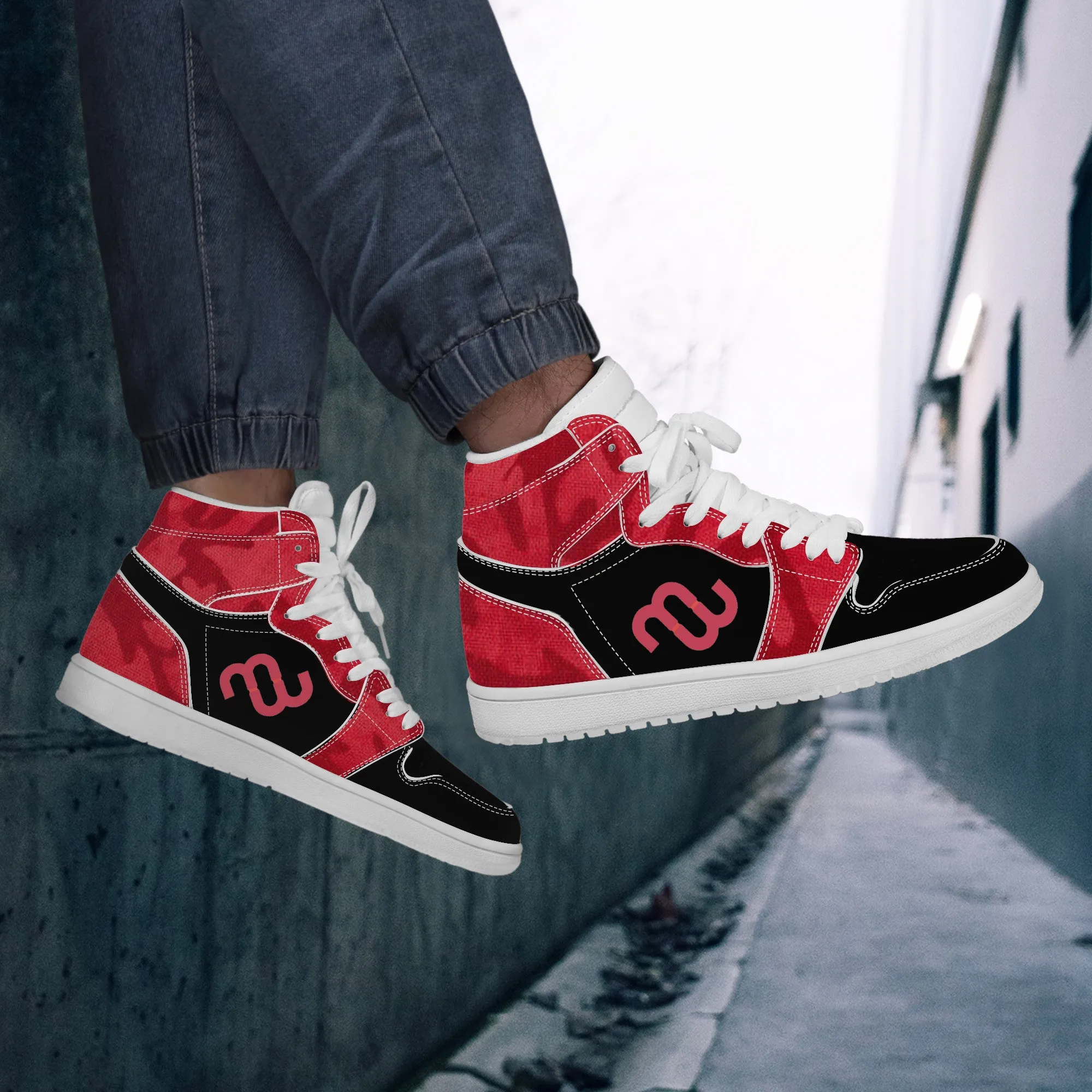 High Synthetic Leather Top Red D17 Fast dispatch Money Sneaker Black Bushae and Shipping updates