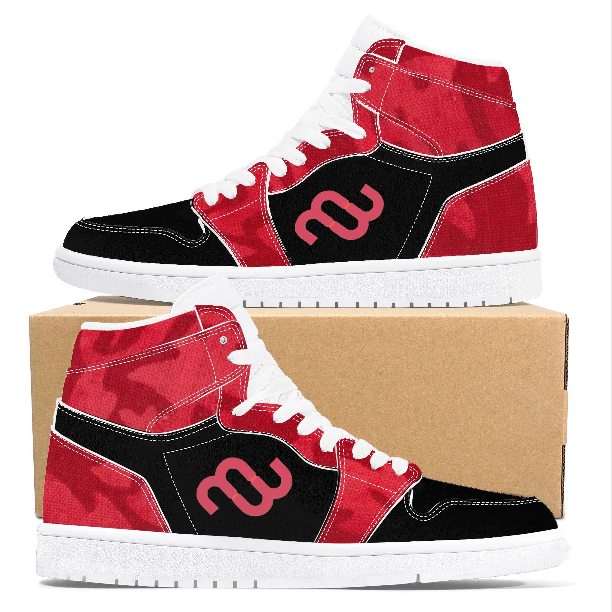 High Synthetic Leather Top Red D17 Fast dispatch Money Sneaker Black Bushae and Shipping updates