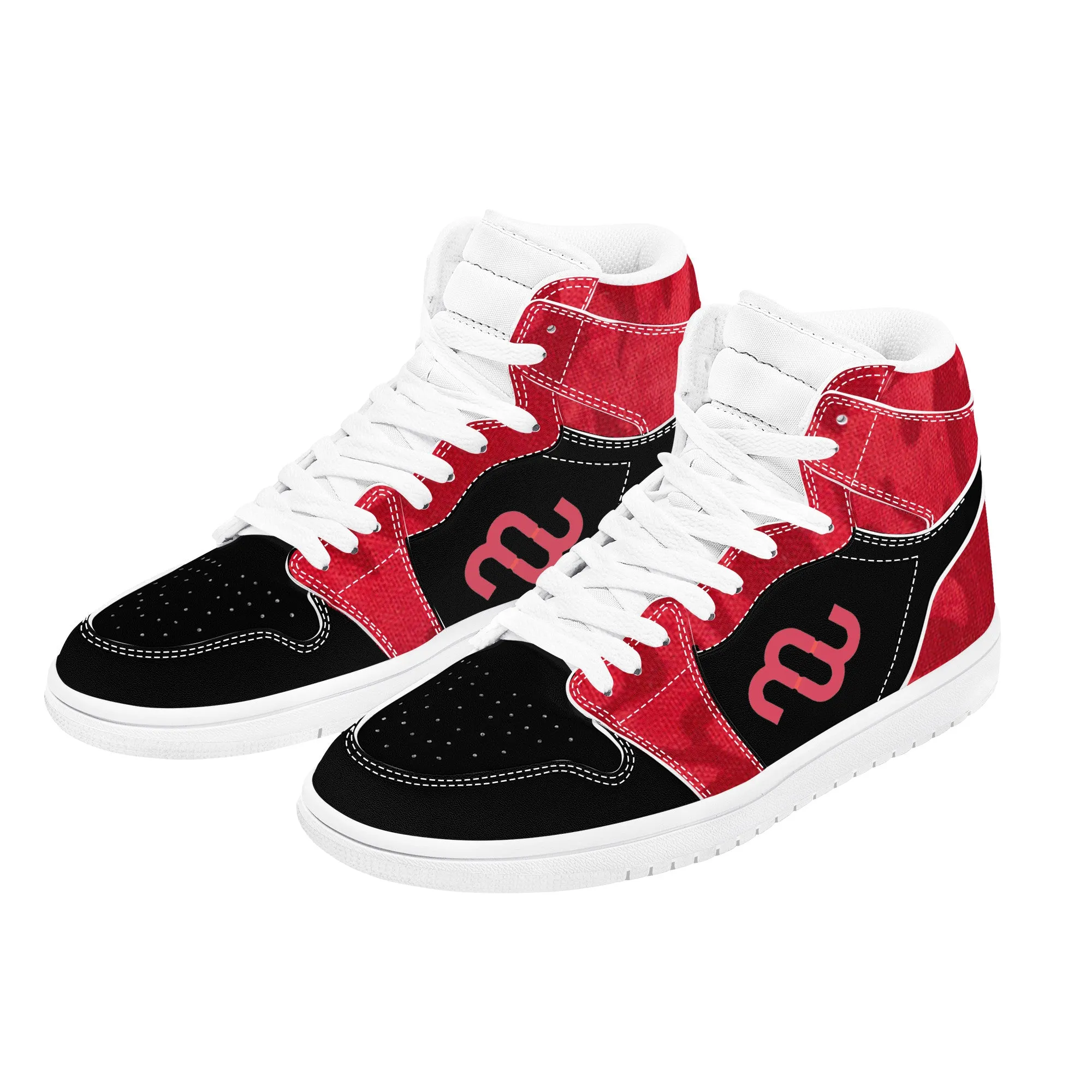 High Synthetic Leather Top Red D17 Fast dispatch Money Sneaker Black Bushae and Shipping updates