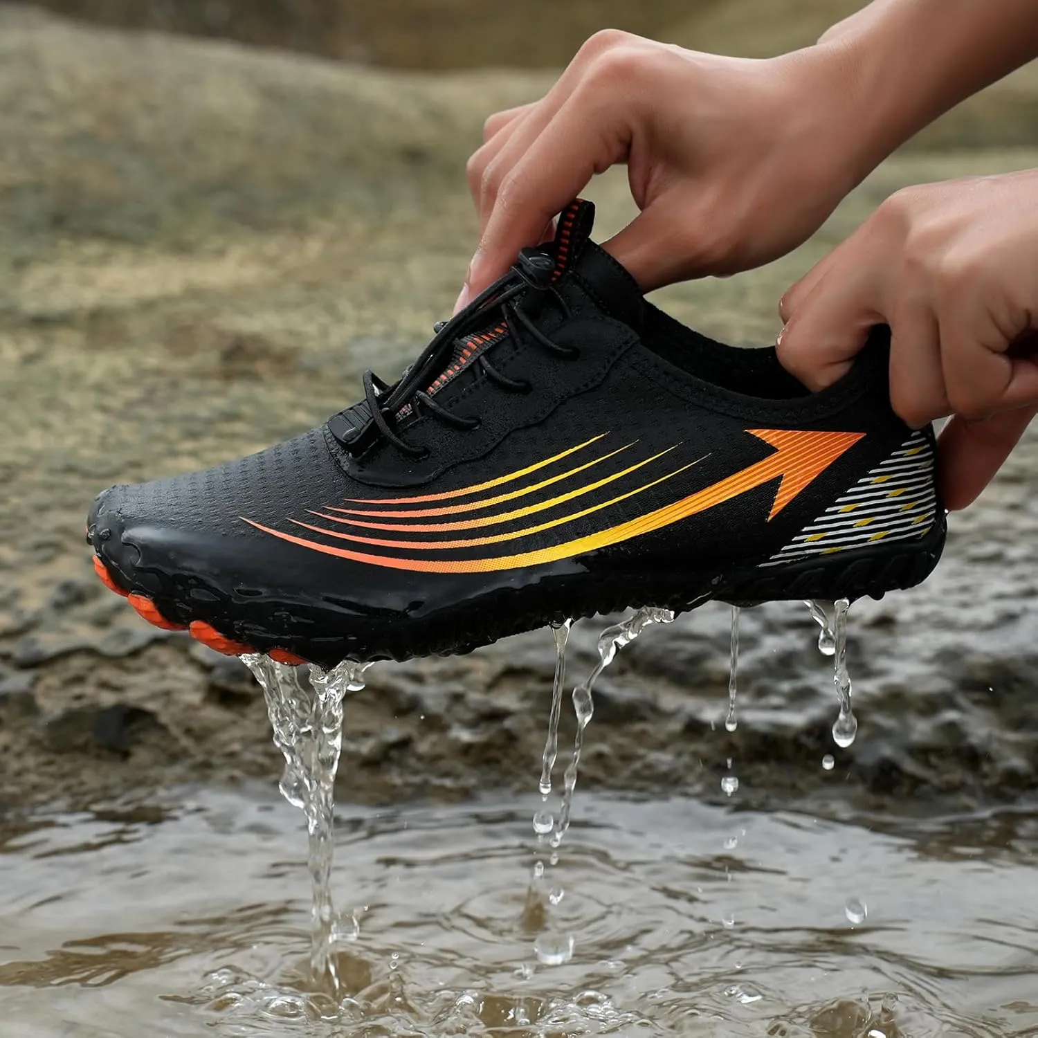 Hike Barefoot Shoes for Women Breathable Non-Slip Athletic Footwear Grounded Comfort Wear Shoes Wide Toe Water Shoe Unisex Lightweight Casual Footwear