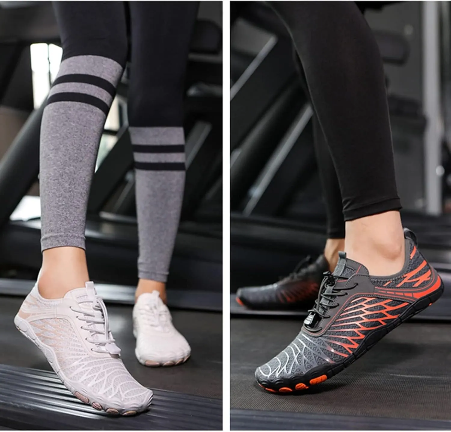 Hike Barefoot Shoes for Women Men, Waterproof Trail Running Footwear, Healthy & Non Slip Barefoot Shoes, Breathable for Beach, Pool, Aqua Swim, Surf