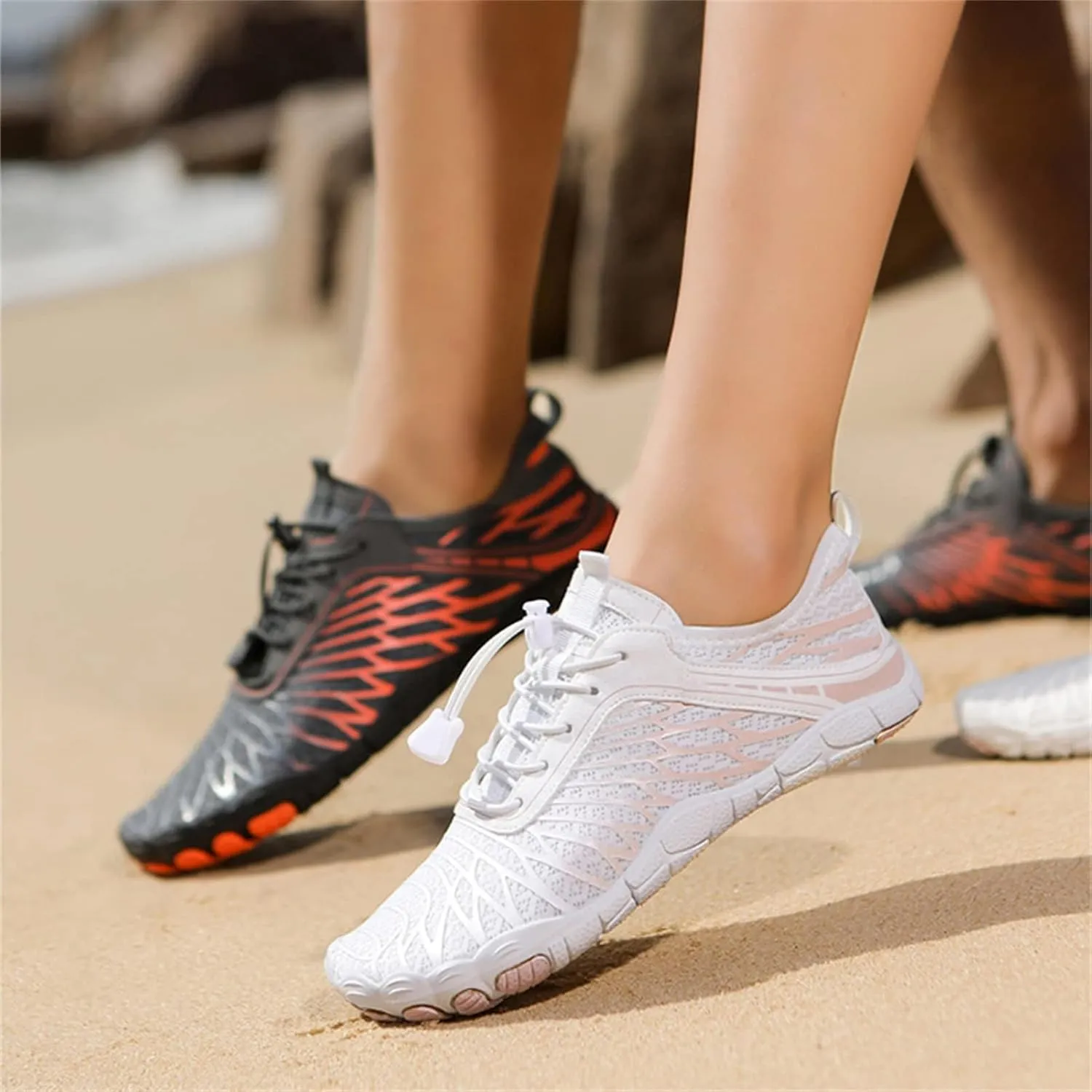 Hike Barefoot Shoes for Women Men, Waterproof Trail Running Footwear, Healthy & Non Slip Barefoot Shoes, Breathable for Beach, Pool, Aqua Swim, Surf