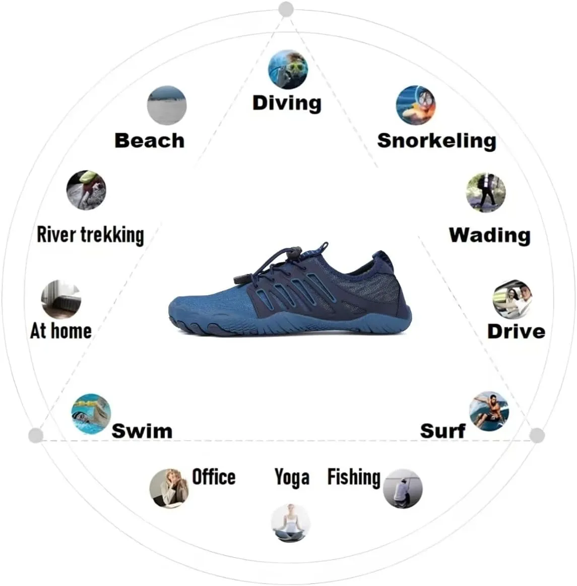 Hike Barefoot Shoes Women,2025 New Hiking Barefoot Shoes for Women Men , Breathable & Non-Slip Athletic Footwear, comfortable breathable zero-drop trail running shoes, Water Shoes Women Men ，quick-drying non-slip wide-toe box water shoes