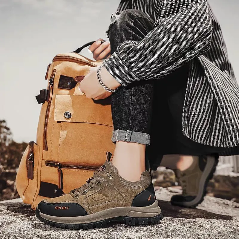 Hiking Boots Mens Working Shoes Winter Boots Snow Shoes Casual Lightweight Waterproof Snow Boots All-Terrain Breathable Outdoor Ankle Boots Trekking Hiking Shoes hiking boots hiking boots men