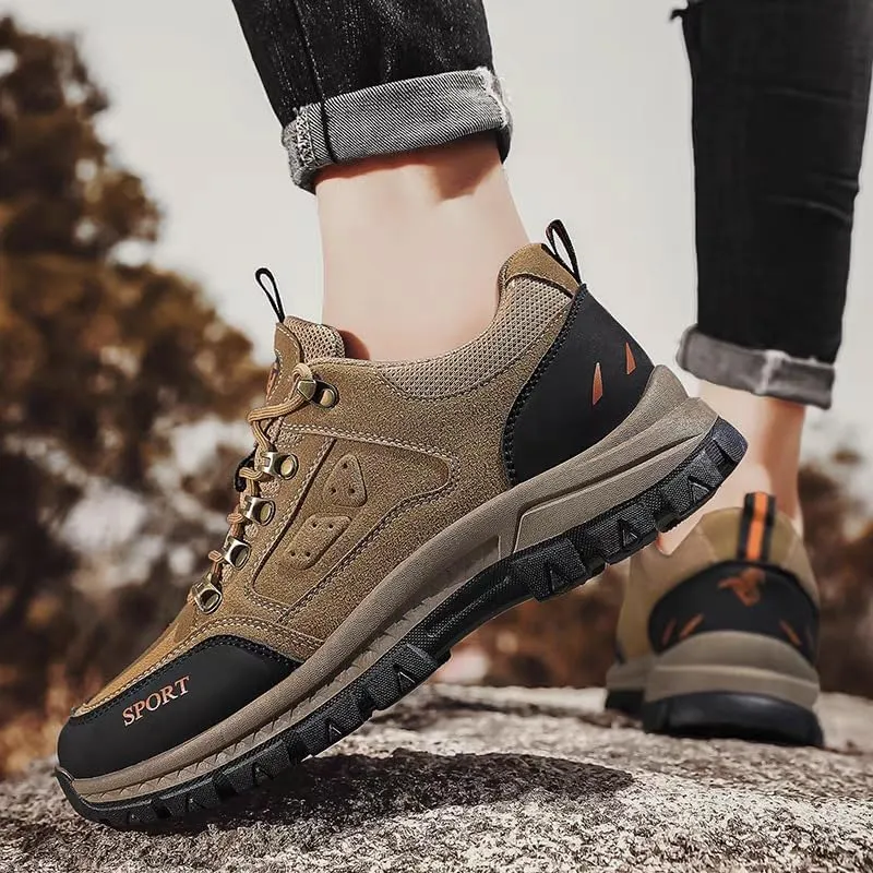 Hiking Boots Mens Working Shoes Winter Boots Snow Shoes Casual Lightweight Waterproof Snow Boots All-Terrain Breathable Outdoor Ankle Boots Trekking Hiking Shoes hiking boots hiking boots men