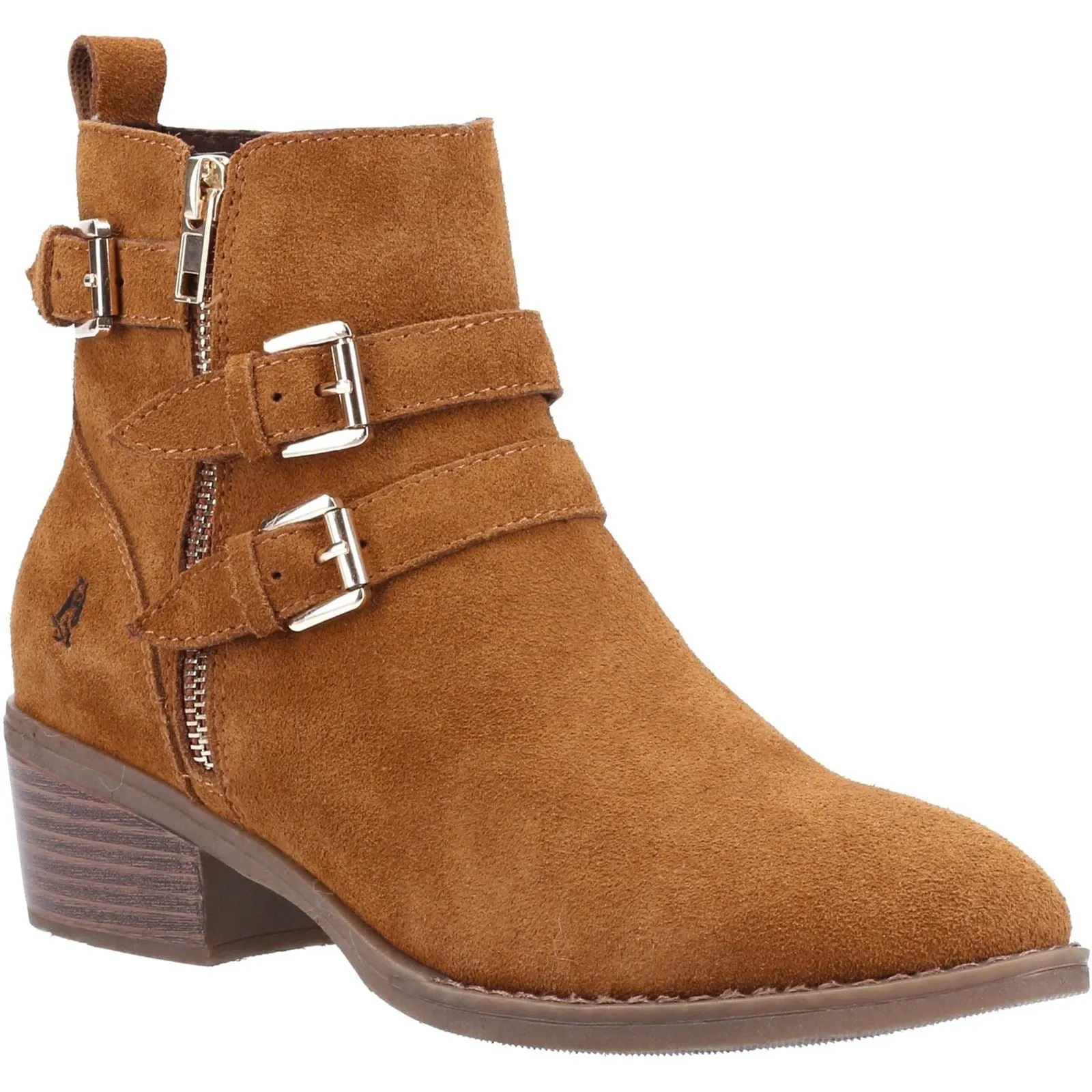 Hush Puppies Jenna Leather Women's Tan Boots