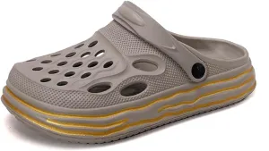 HYDLONGR Men's Women's Summer Lightweight Breathable Garden Shoes Hole Sandals Clogs Shoes