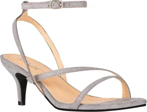 ILLUDE Women’s Ankle Strap Sandal Heels Low Kitten Heel Square Toe Strappy Heeled Sandals – Hera