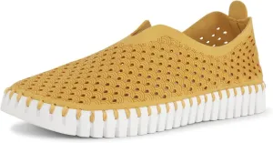 Ilse Jacobsen HORNBÆK Women's Tulip 139 Flat | Slip-On | Low-Top | Golden Rod | 6 M US
