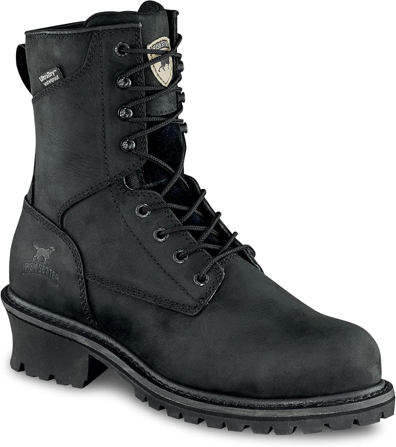Irish Setter, Mesabi, Men’s, 8", Waterproof, Steel Safety Toe, Logger Boot