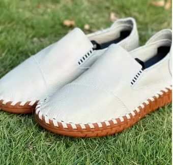 Italian Handmade Cowhide Leather Soft Sole Breathable Leather Shoes Comfortable Casual Shoes