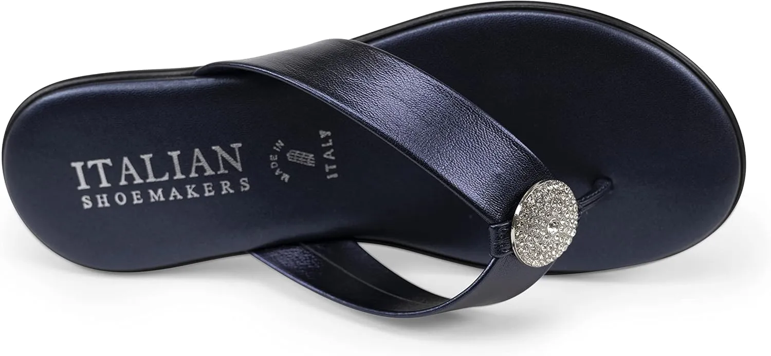 ITALIAN Shoemakers Women's Gea Thong Flip Flop Sandal