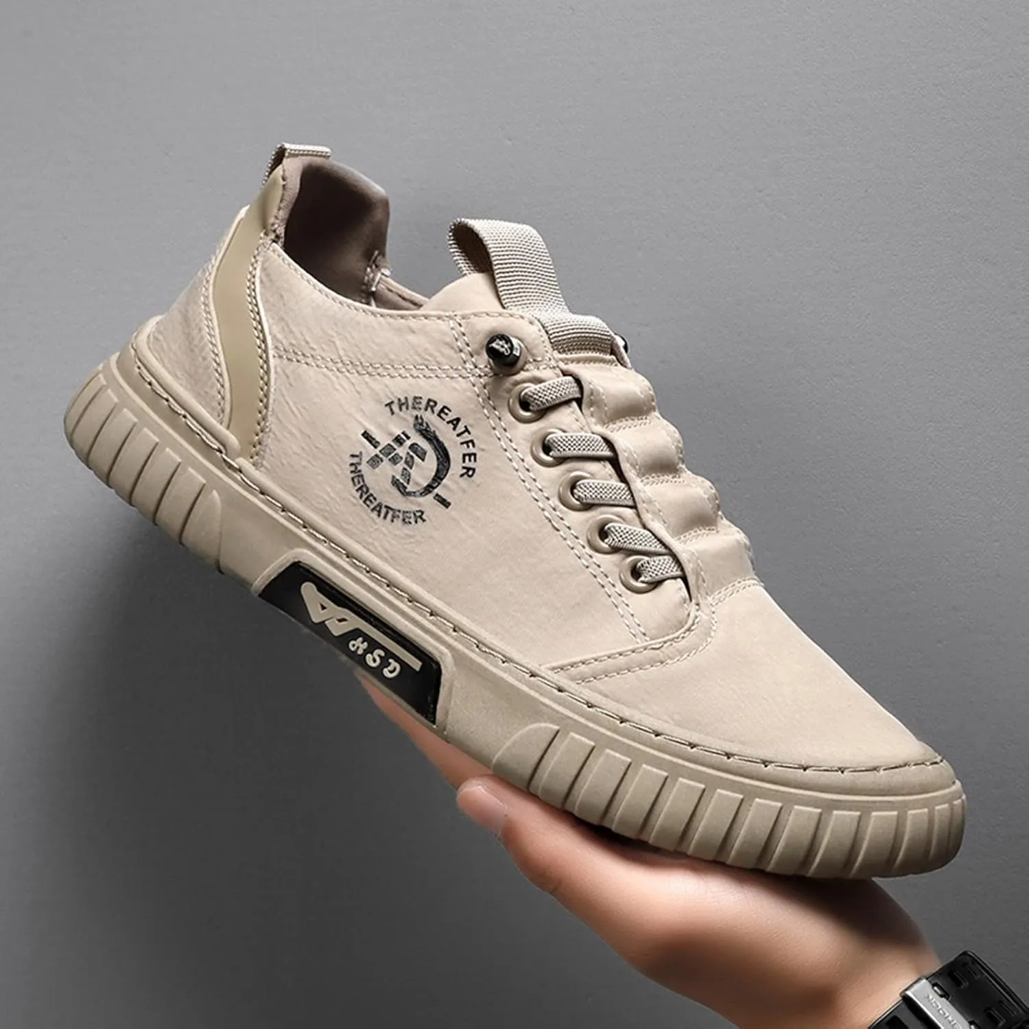 IWIHMIV Casual Sports Shoes for Men Low Top Breathable Casual Walking Shoes Non Slip Sports Shoes