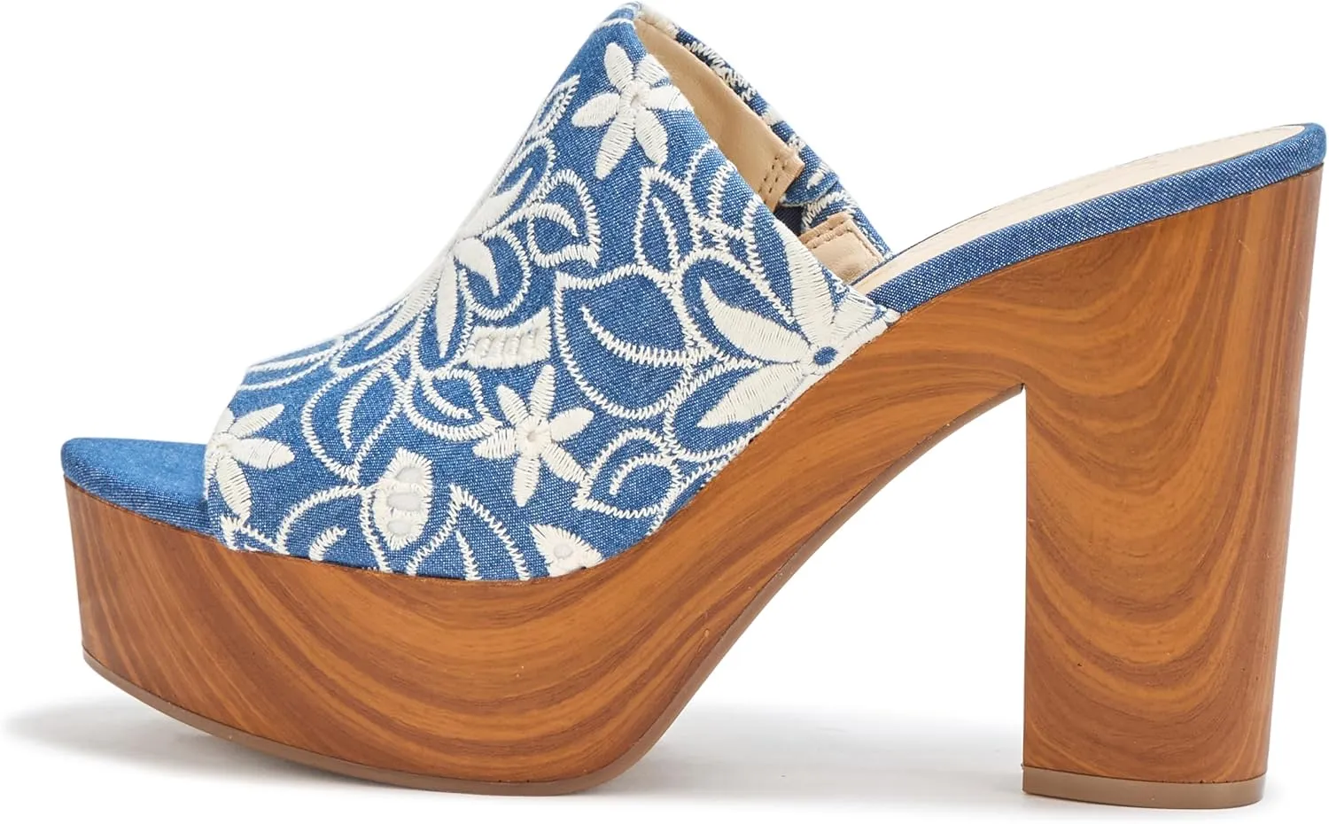 Jessica Simpson Women's Shelbie Block Heel Platform Mule Sandal