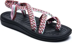Jinta Shoes Comfortable Walking Sandals for Women Flat Hiking Arch Support Athletic Sandals Perfect for Beach Long Walks Outdoor Poolside
