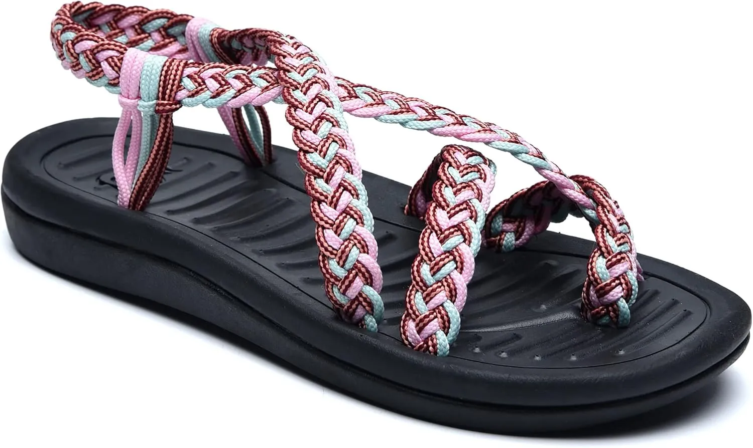Jinta Shoes Comfortable Walking Sandals for Women Flat Hiking Arch Support Athletic Sandals Perfect for Beach Long Walks Outdoor Poolside