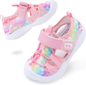 JOINFREE Toddler Boys Girls Water Shoes Breathable Qucik Dry Sport Beach Sandals Lightweight Barefoot Flexible