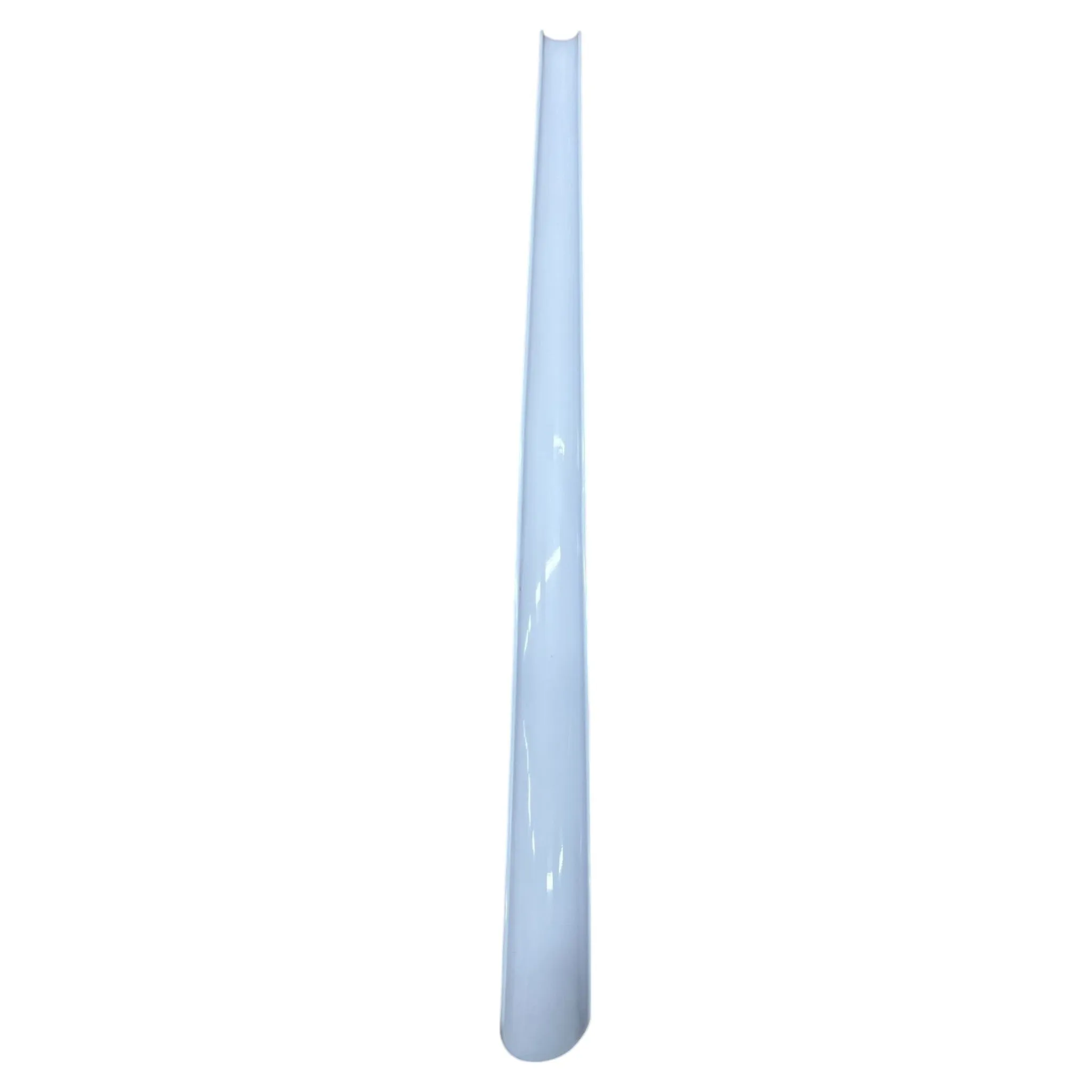 .Jumbo Plastic Shoe Horn White Large with hanging handle total length 57.5cm