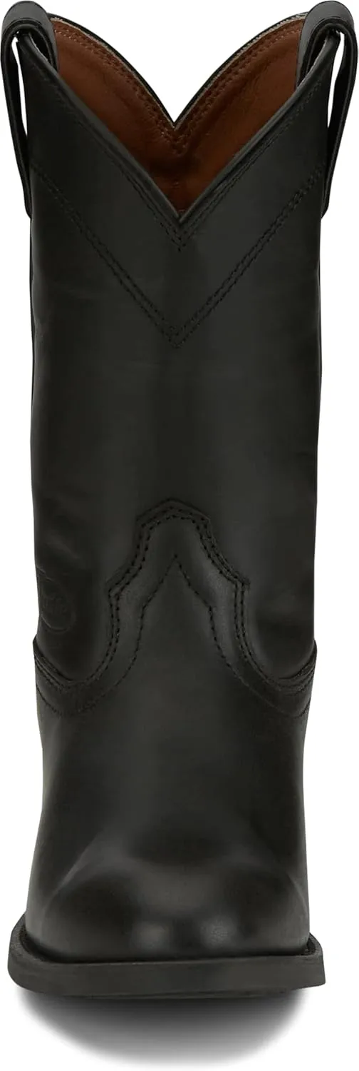 Justin Blain 10" Womens Roper Boot, Classic Western-Style, Durable Leather, Comfortable Fit, Pull-On Design, Versatile Fashion