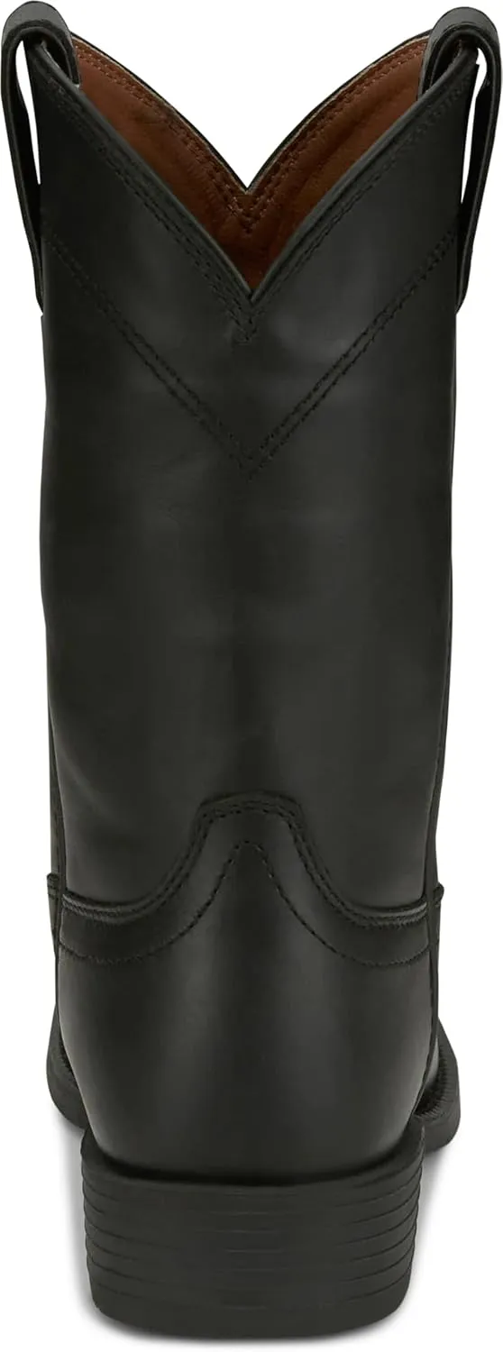 Justin Blain 10" Womens Roper Boot, Classic Western-Style, Durable Leather, Comfortable Fit, Pull-On Design, Versatile Fashion