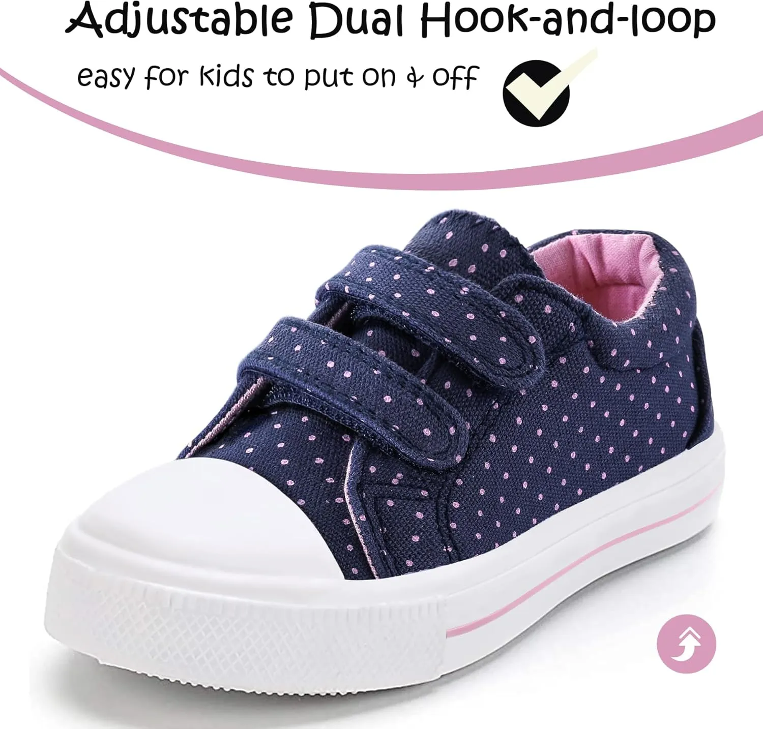 K KomForme Sneakers for Boys and Girls,Toddler Kids Soft Walking Shoes