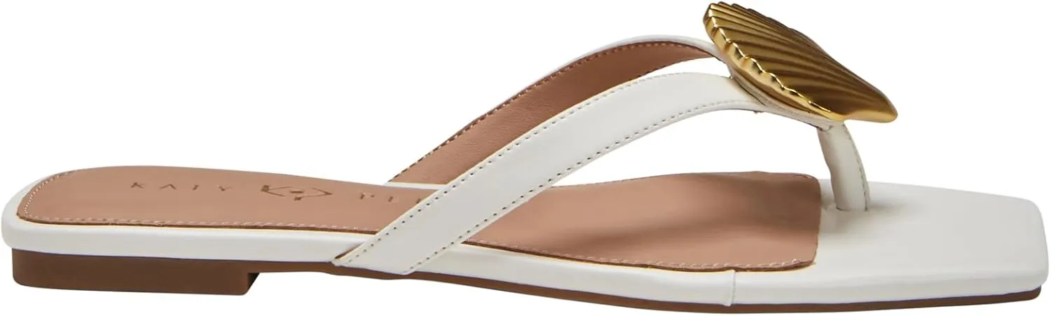 Katy Perry Women's Camie Shell Flat Sandal