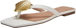 Katy Perry Women's Camie Shell Flat Sandal