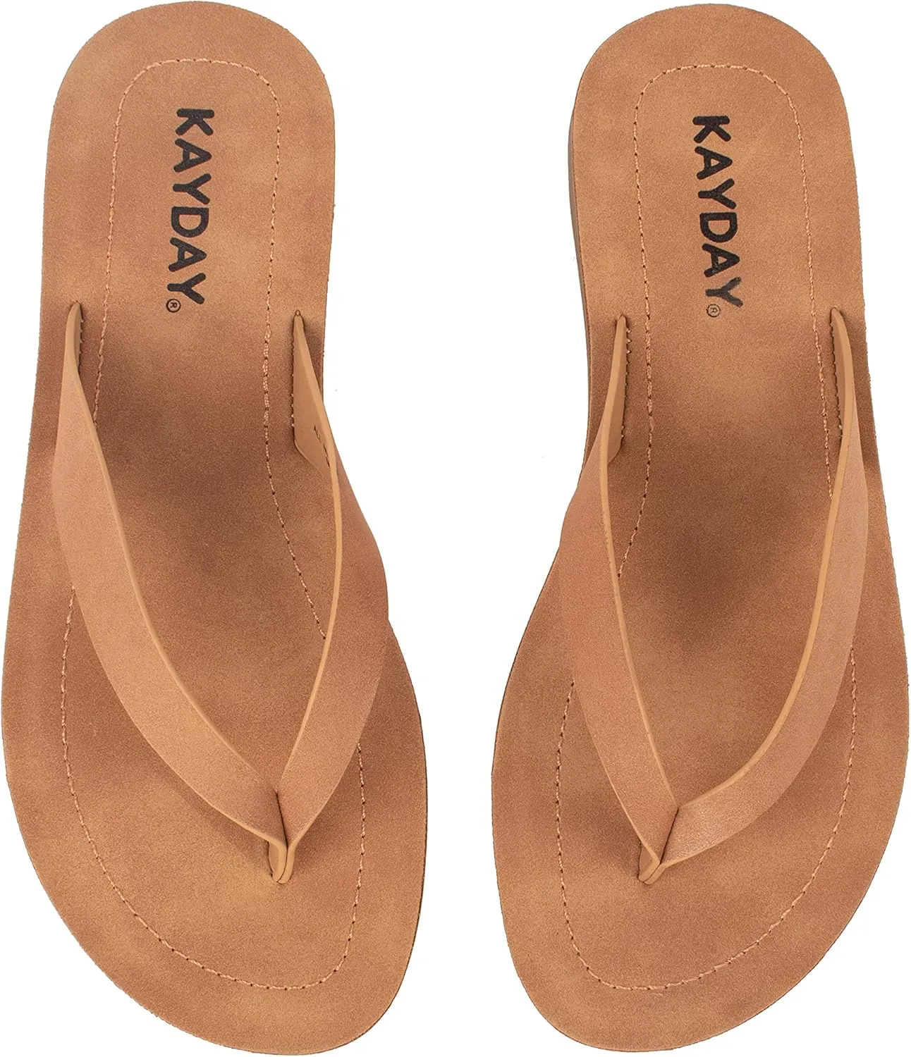 KAYDAY Womens Flip Flop Sandals Basic Thongs Flats EARL