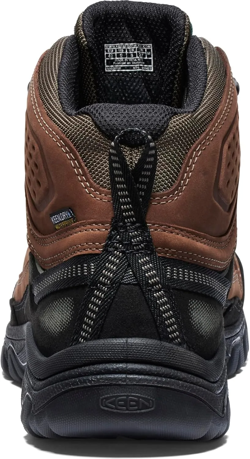 KEEN Men's Targhee 4 Mid Height Durable Comfortable Waterproof Hiking Boot